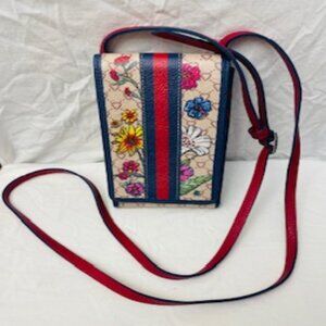 Brighton Field of Love Floral Phone Organizer Crossbody